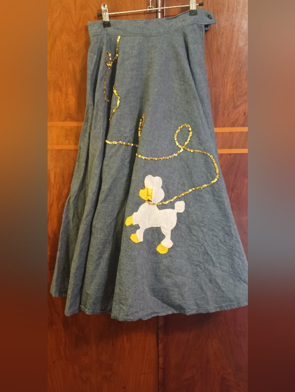 Vintage Poodle Skirt Gray